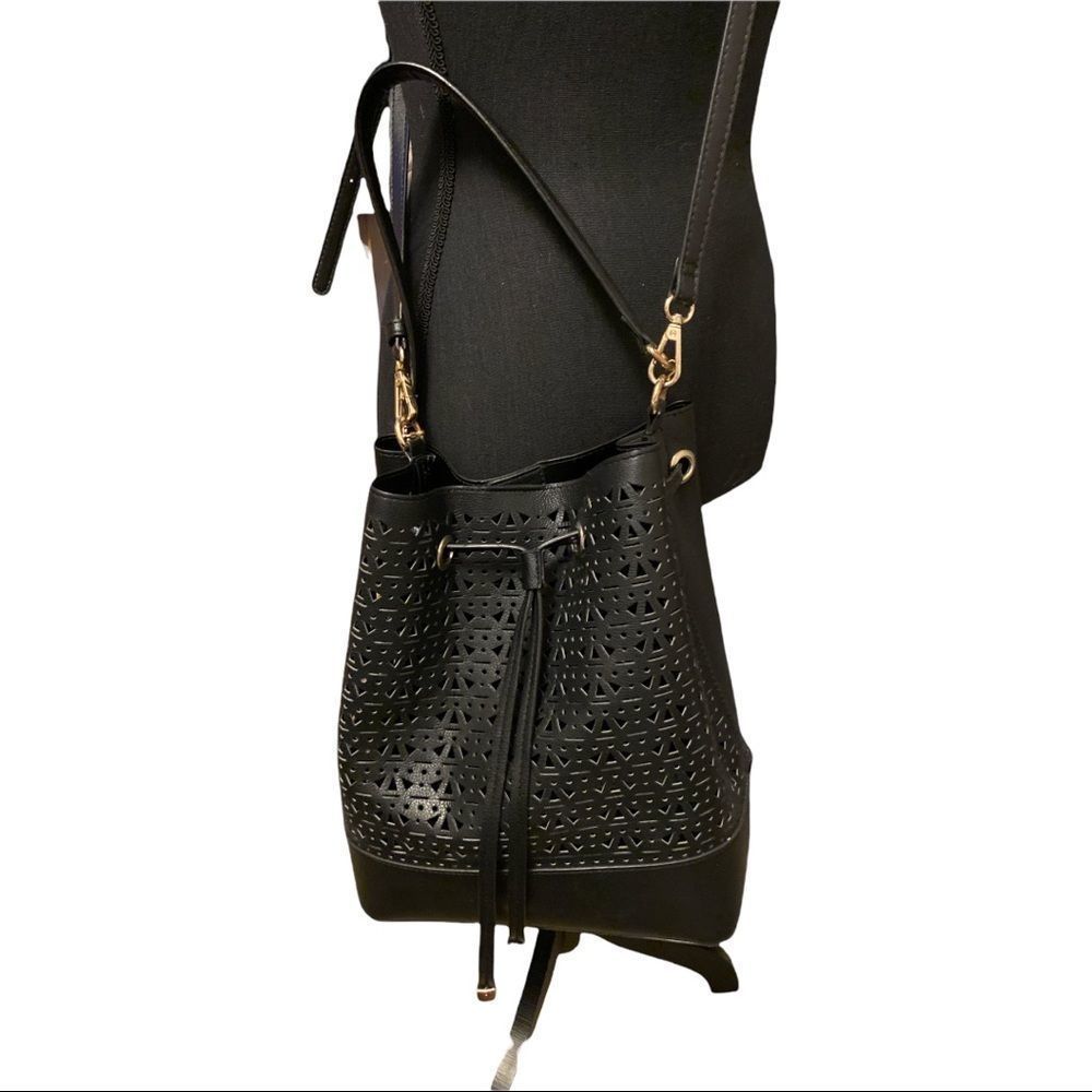 Drawstring Bucket Crossbody Purse - image 1